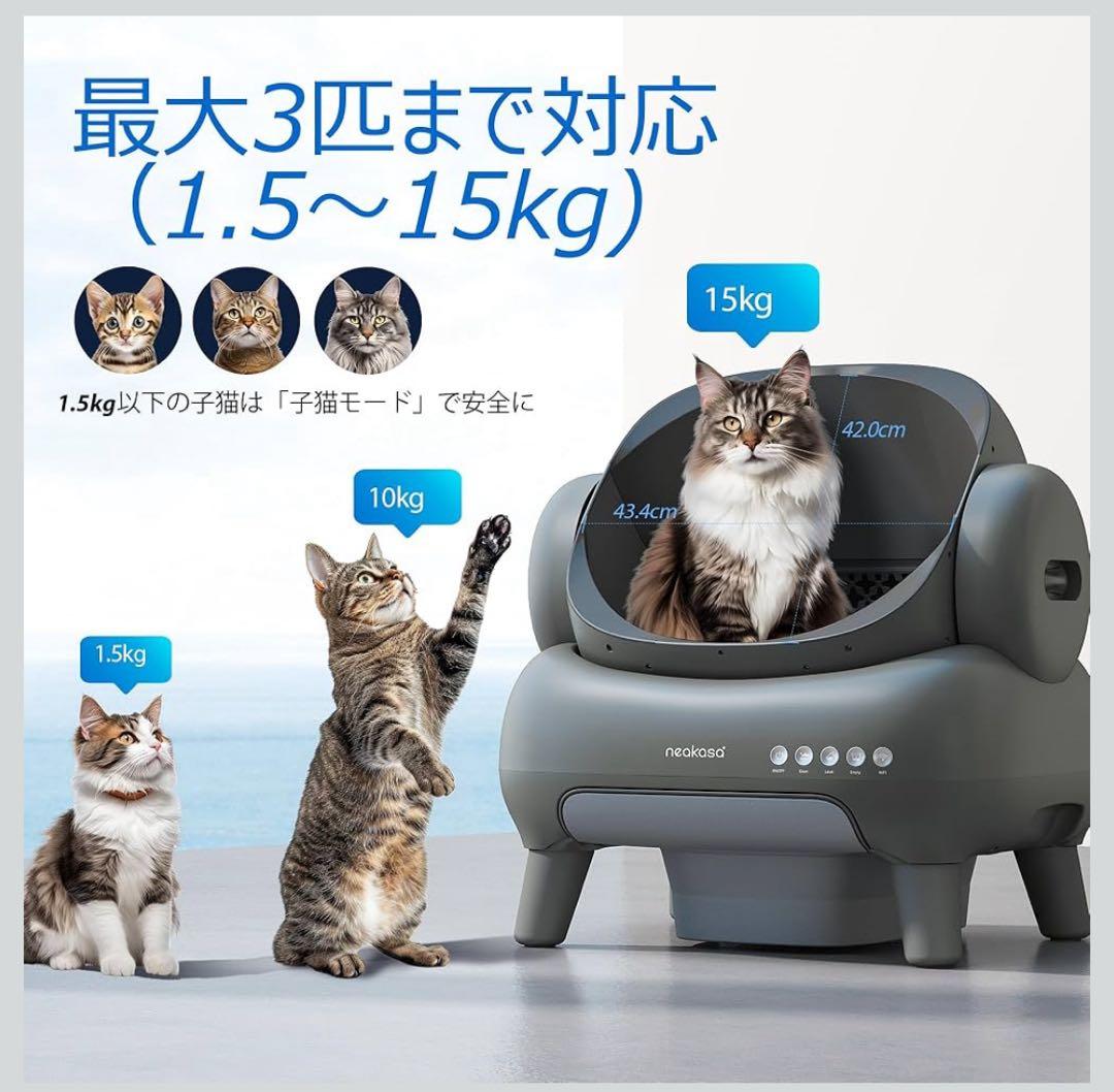 【2月中】neakasa 猫用トイレ