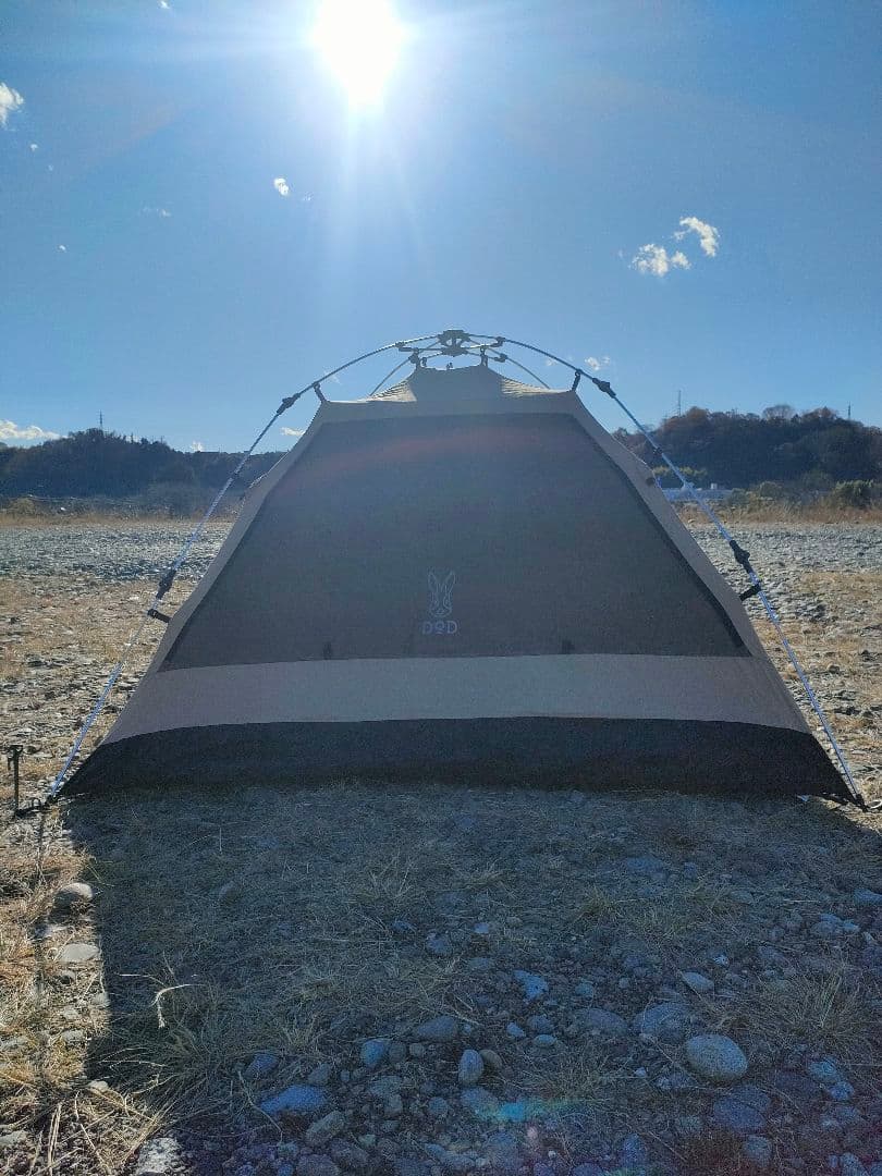 DOD ワンタッチ カンガルーテントM　専用フライシート付き