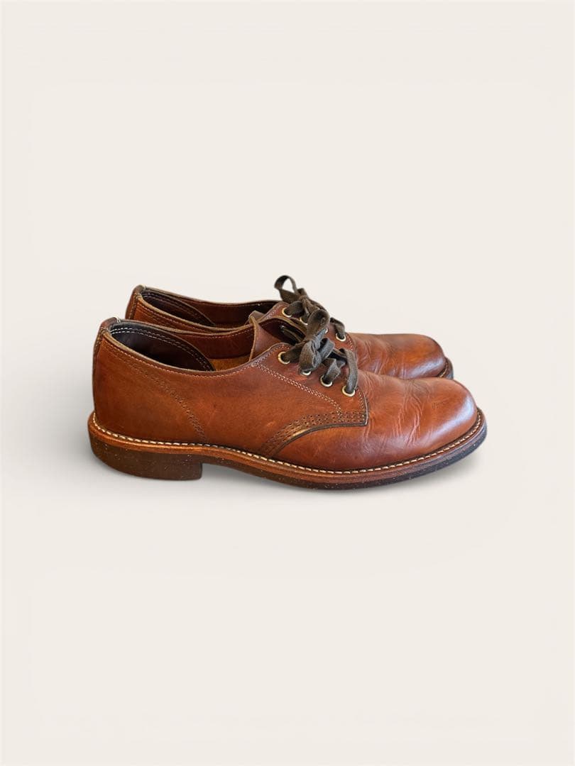 CHIPPEWA サービスオックスフォード プレーントゥ ブラウン US9