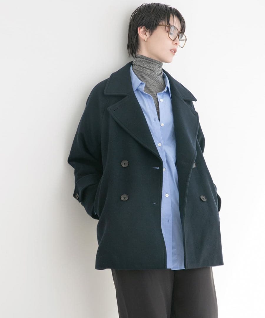 ★新品★URBAN RESEARCH＊スーパー100メルトンPコート2025AW