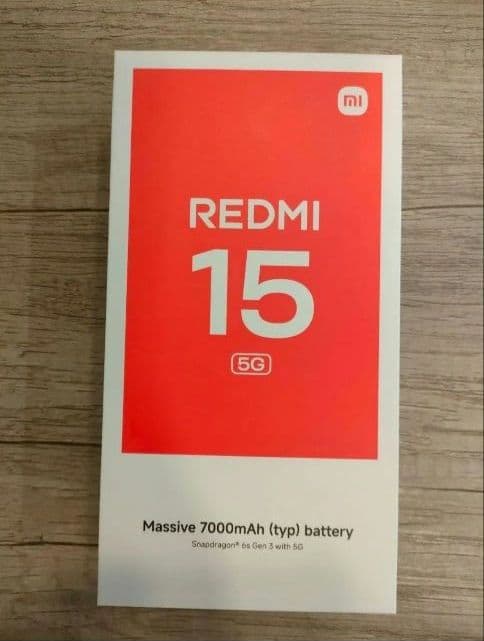 Xiaomi REDMI 15 5G SIMフリー ミッドナイトブラック ②