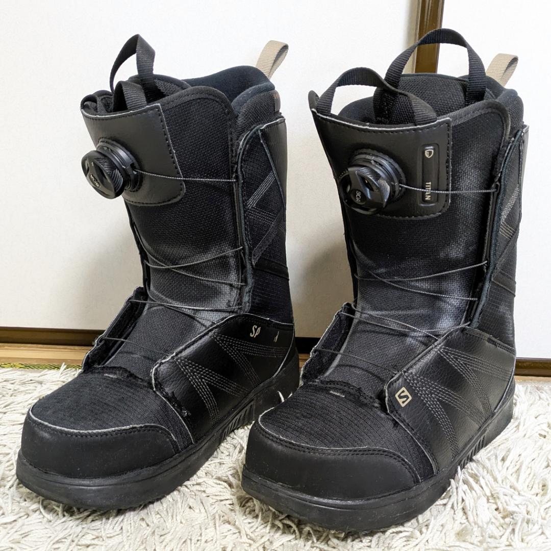【8回使用】25.5cm サロモン タイタンボア 2023 スノーボードブーツ