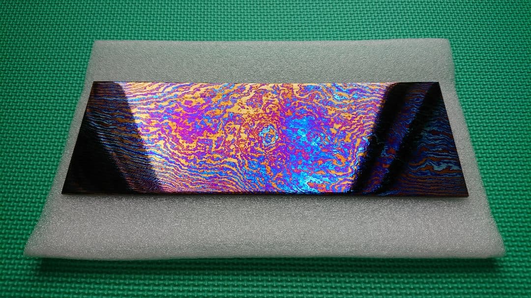 ティマスカス・ロングプレート (チタン合金製ダマスカス) Timascus