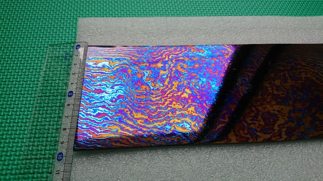 ティマスカス・ロングプレート (チタン合金製ダマスカス) Timascus