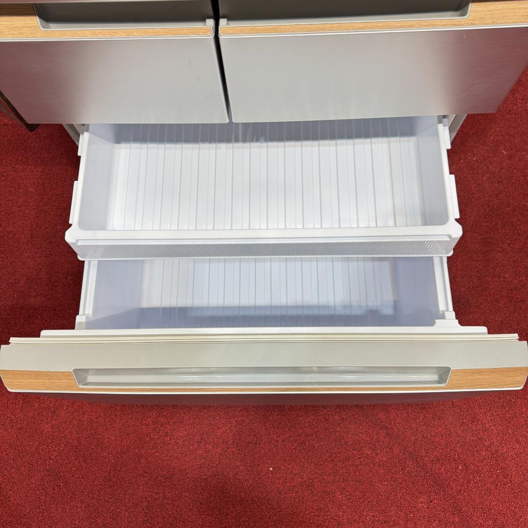 東京23区送料無料　超美品シャープ６ドア観音開き冷蔵庫　2021年製　457L