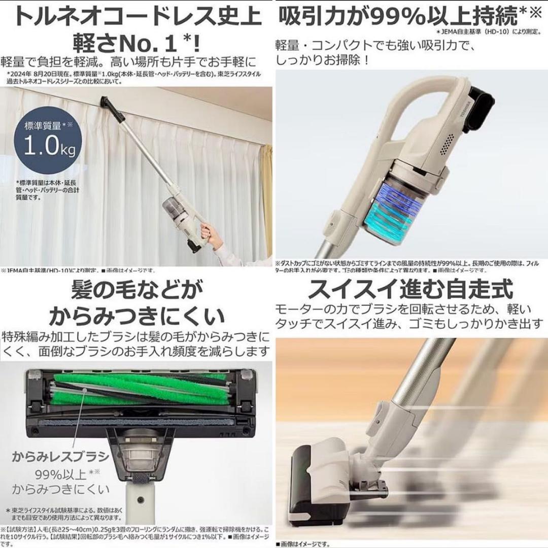 新品未使用　トルネオ　VC-CLW33 コードレス掃除機　スティッククリーナー