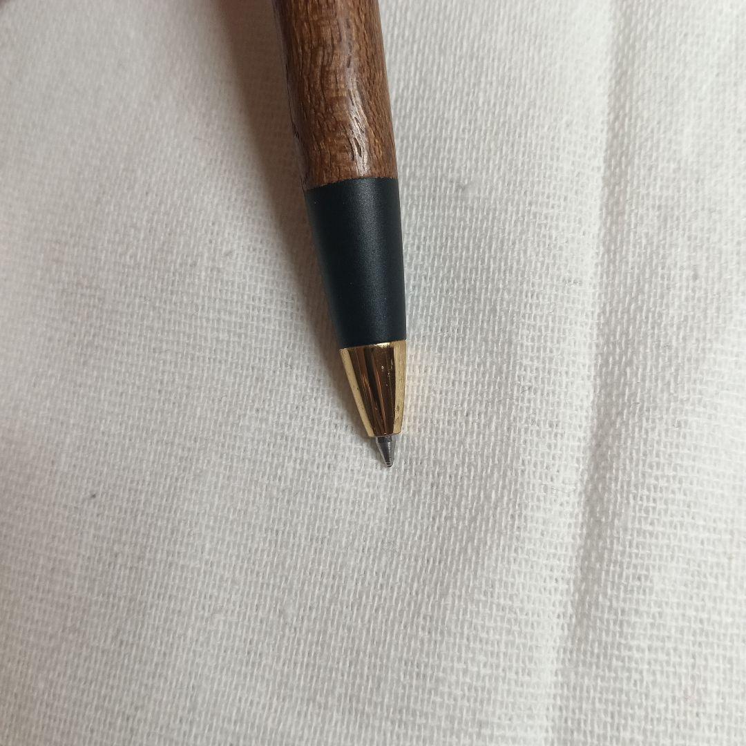 野原工芸　玉杢欅　スリムボールペン