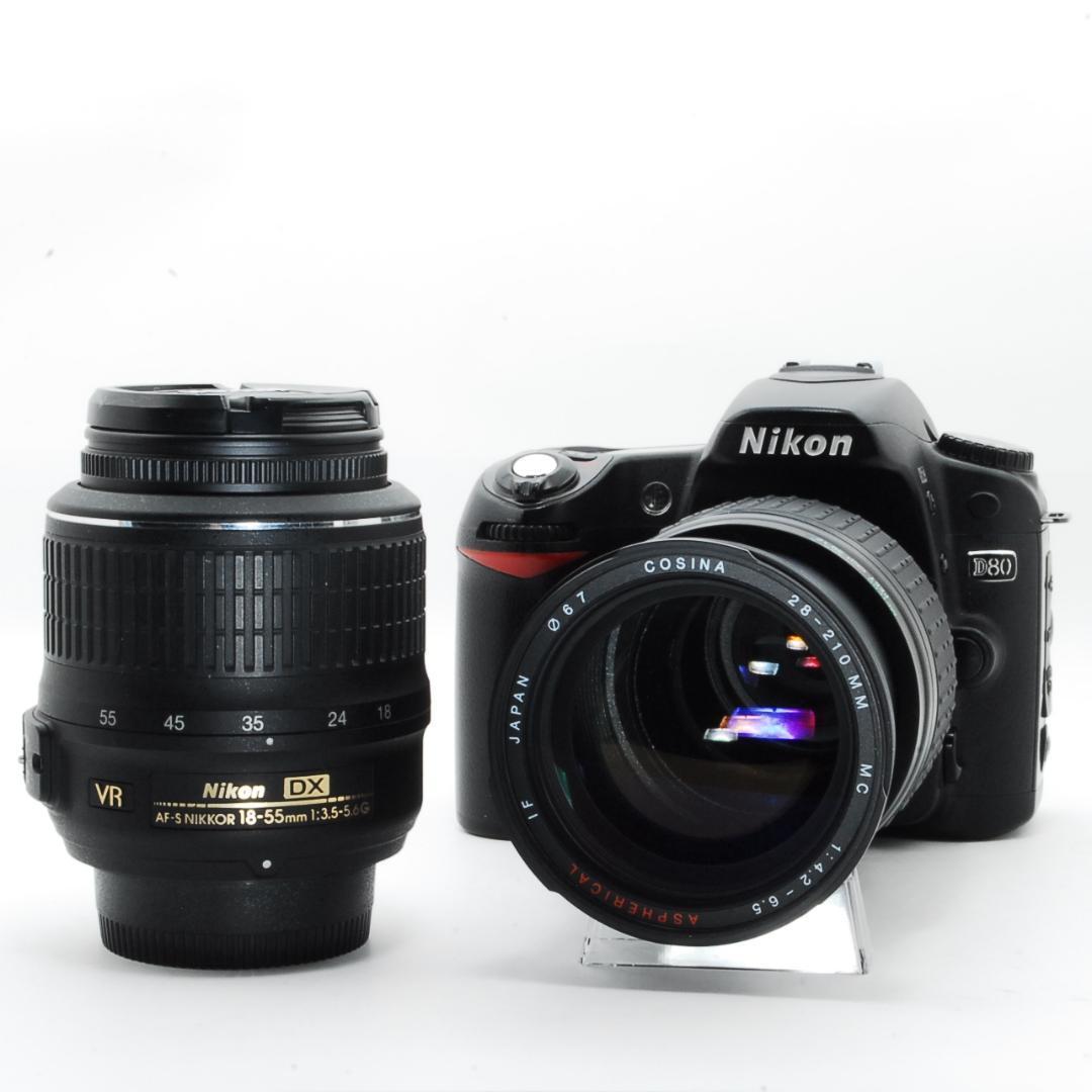 万能◎Nikon D80 標準＋望遠ダブルズームセット☘️