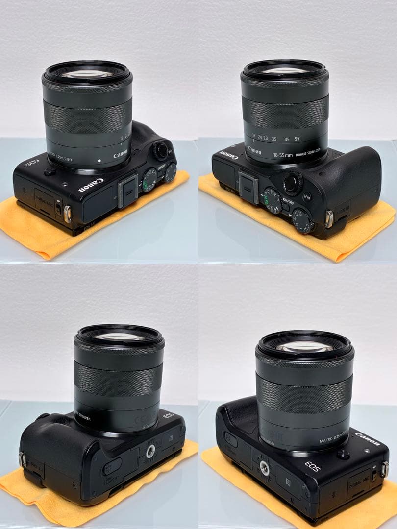 キャノン EOS M3 ミラーレス一眼 ダブルズームEVFキット・他付属品7点