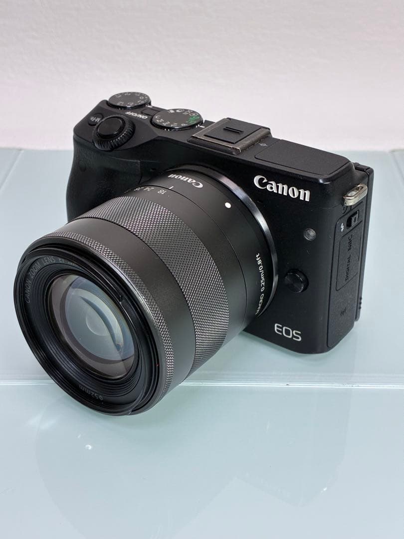 キャノン EOS M3 ミラーレス一眼 ダブルズームEVFキット・他付属品7点