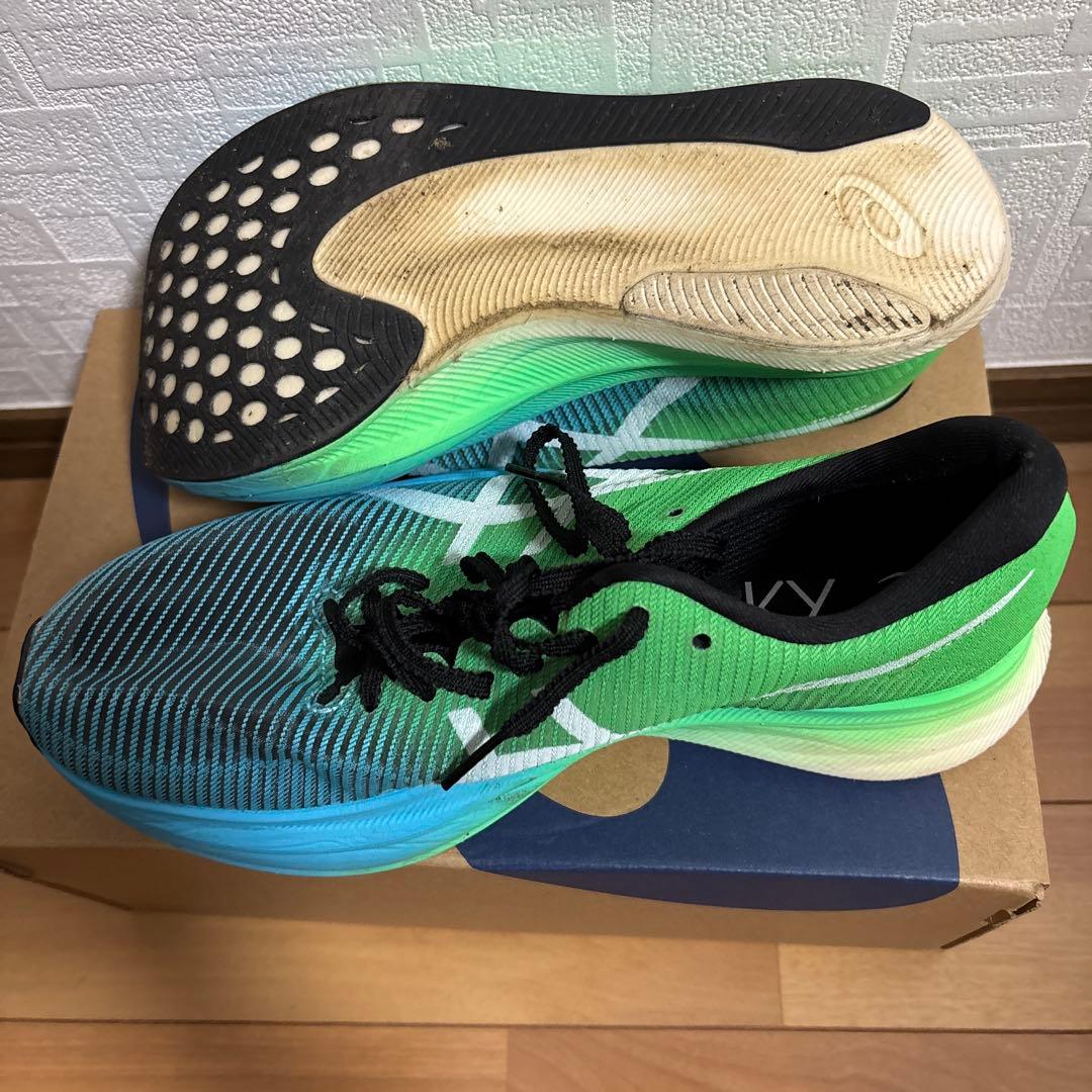 ASICS SPEED SKY グリーン/ブルー　24.0cm