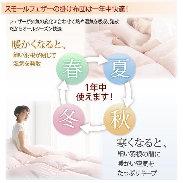 在庫限り！新品 送料込 羽根布団 ダブルサイズ11点セットベッドタイプ ブラウン