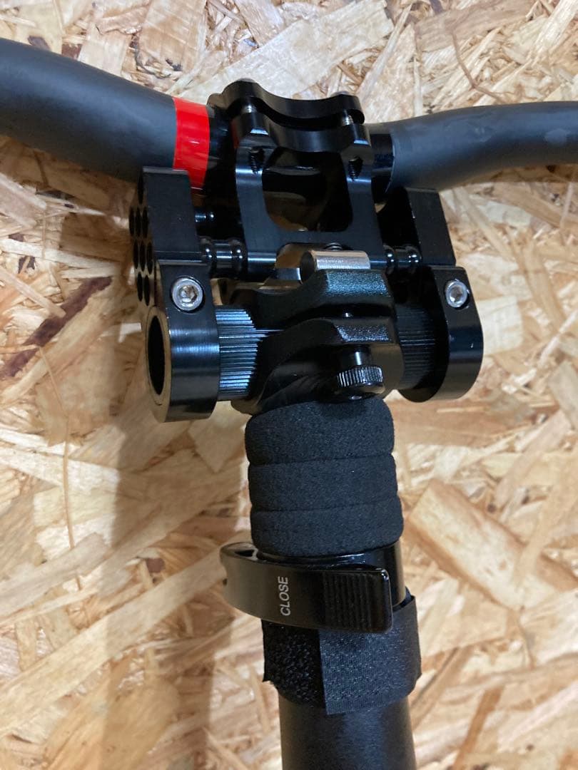 ダホン用　ハンドルポスト(伸縮式) カーボンハンドル　ステム