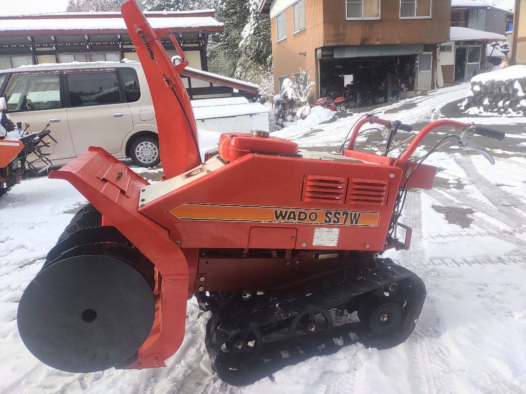 どんでん！投雪テストOK！ワドー　作動品　中古除雪機　岐阜県
