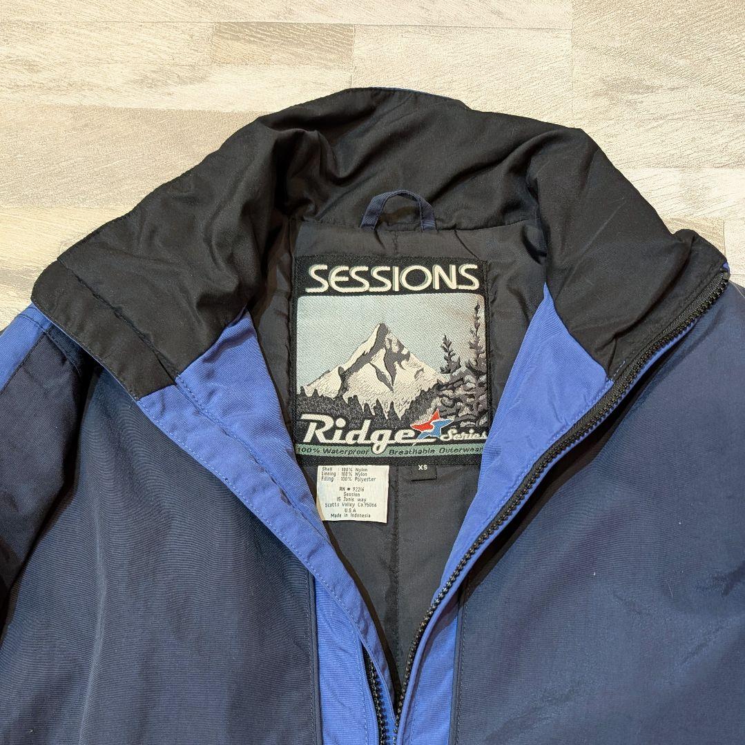 ★立春セール★90s SESSIONS スノボジャケット スターロゴ L相当
