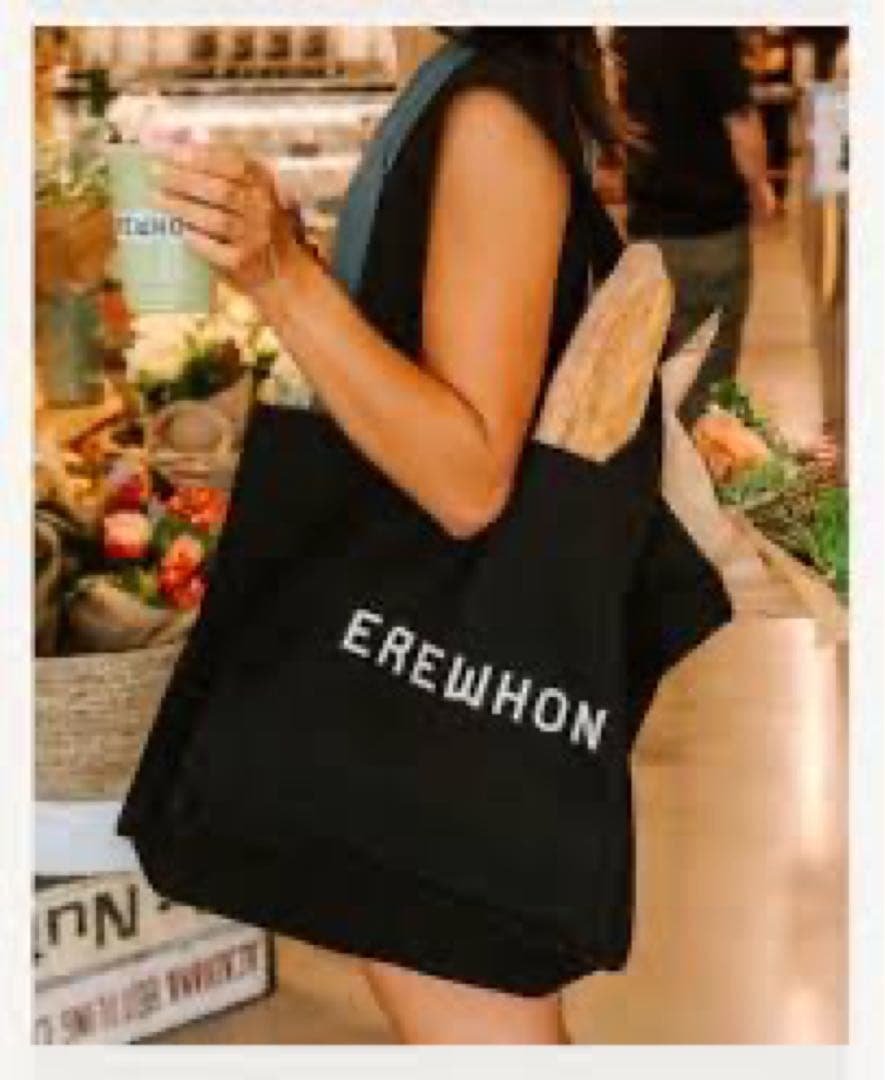 EREWHON キャンバストートバッグ イエロー