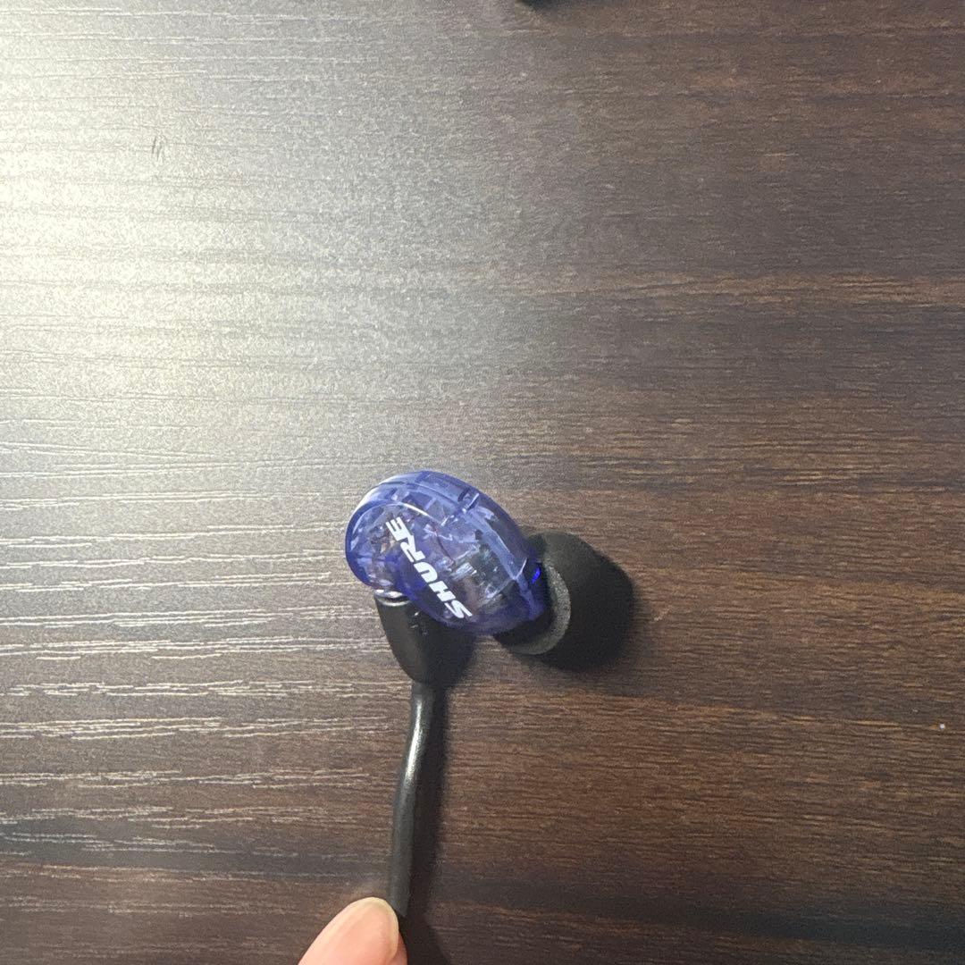 SHURE SE215 パープル　有線イヤホン