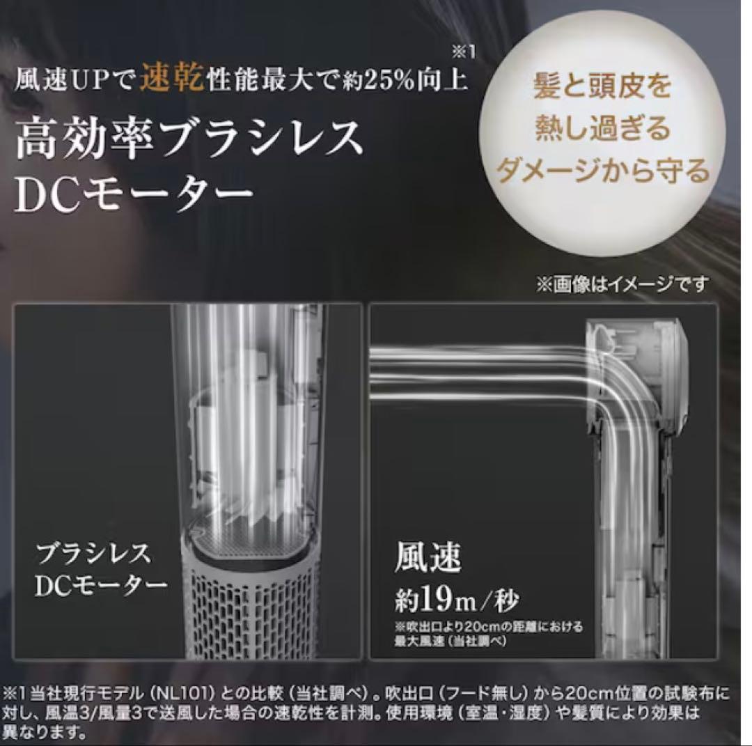新品未開封ニトリ DAYValue 高濃度マイナスイオンヘアケアドライヤー軽量