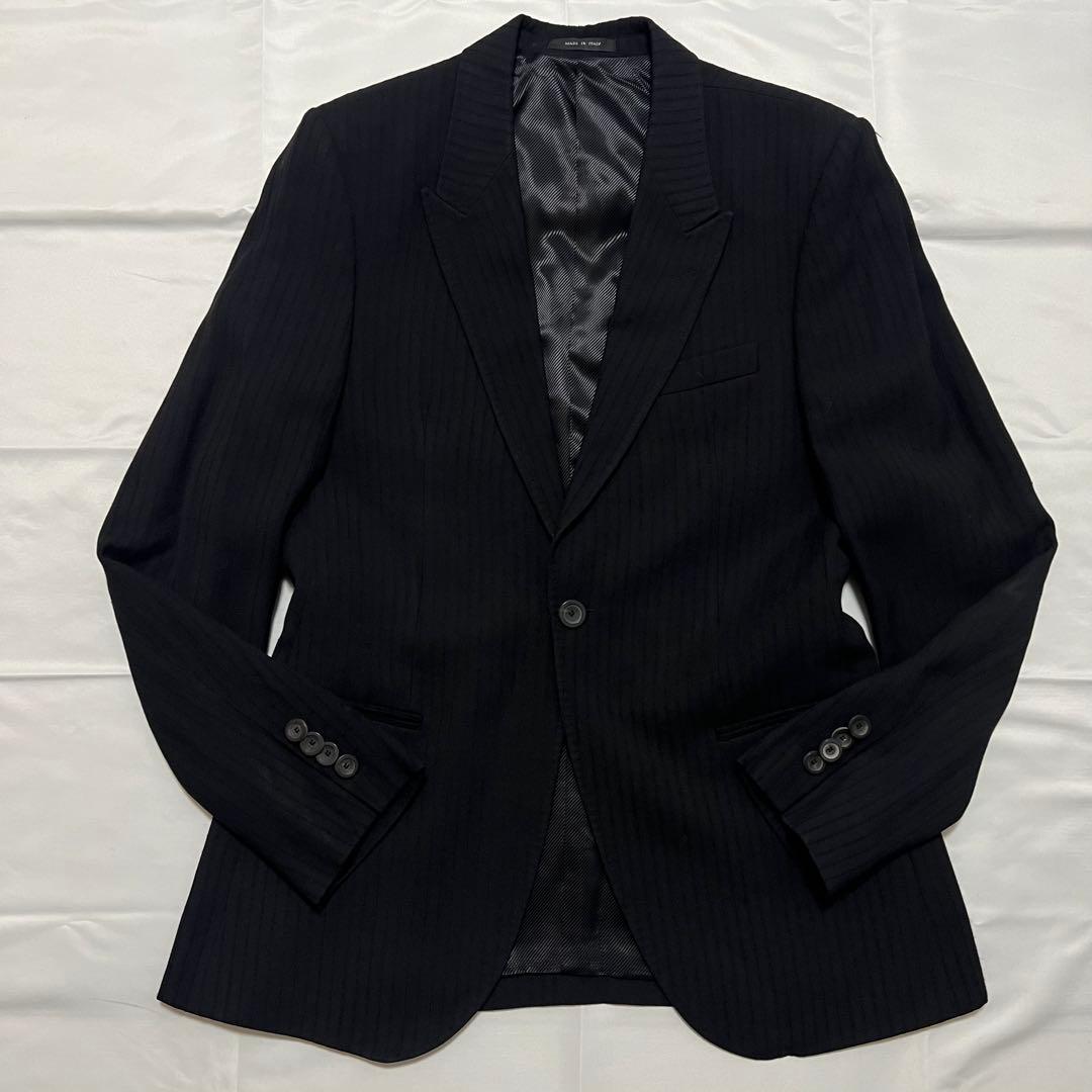 極美品✨エンポリオアルマーニ VINCENT LINE スーツ 黒 52サイズ