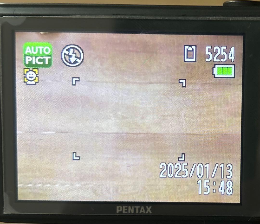 PENTAX★OptioブラックRZ18★付属品有り動作品デジタルカメラ