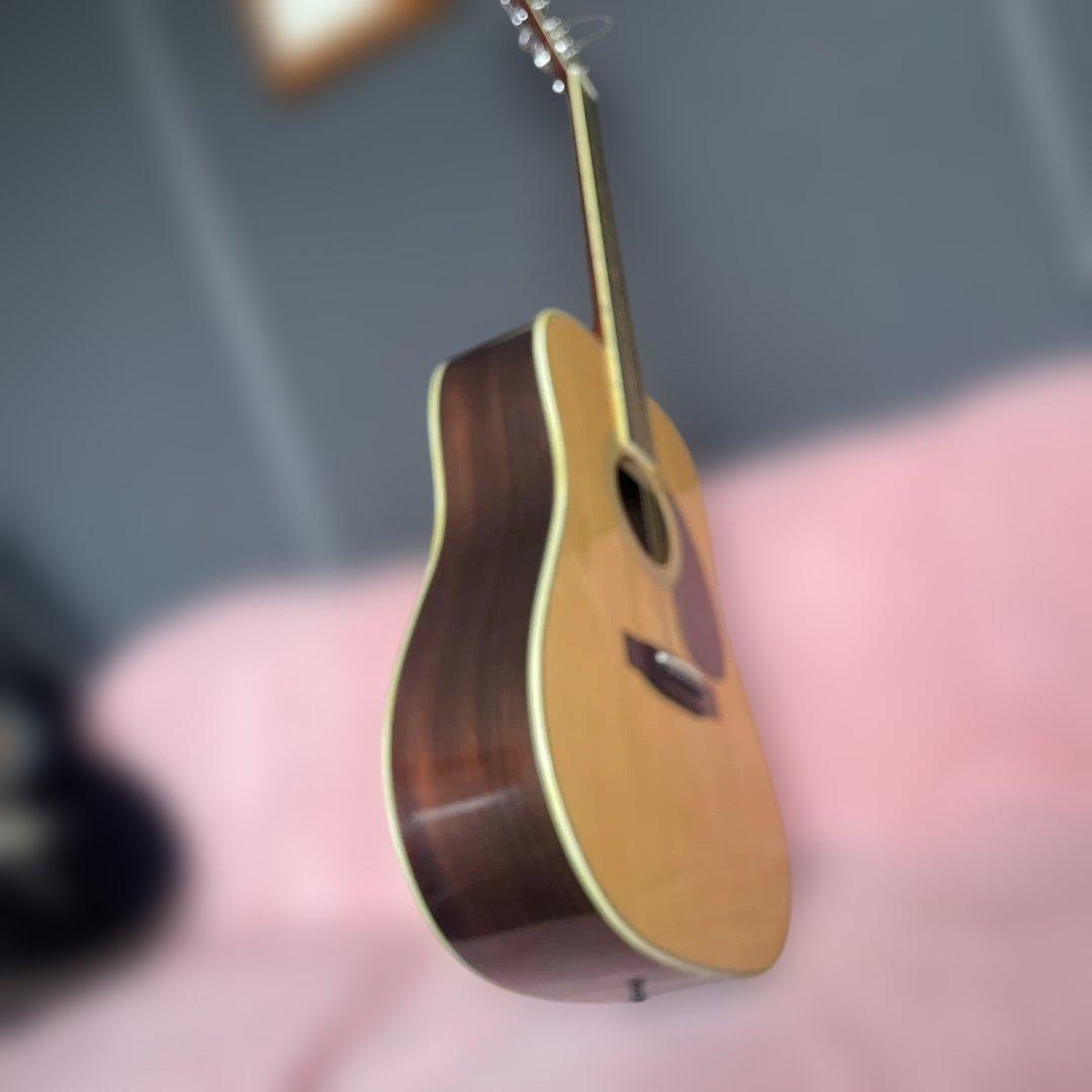 美品　螺鈿アコースティックギター モリスW-30 ハードケース付き
