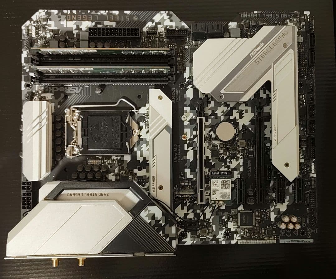 マザーボード ASRock ATX LGA1200 Z490 Steel legend