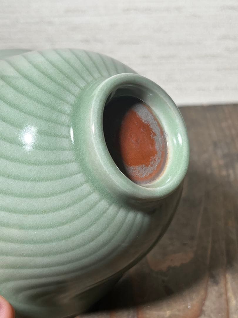 明　龍泉窯　青磁茶碗　七官青磁　明時代