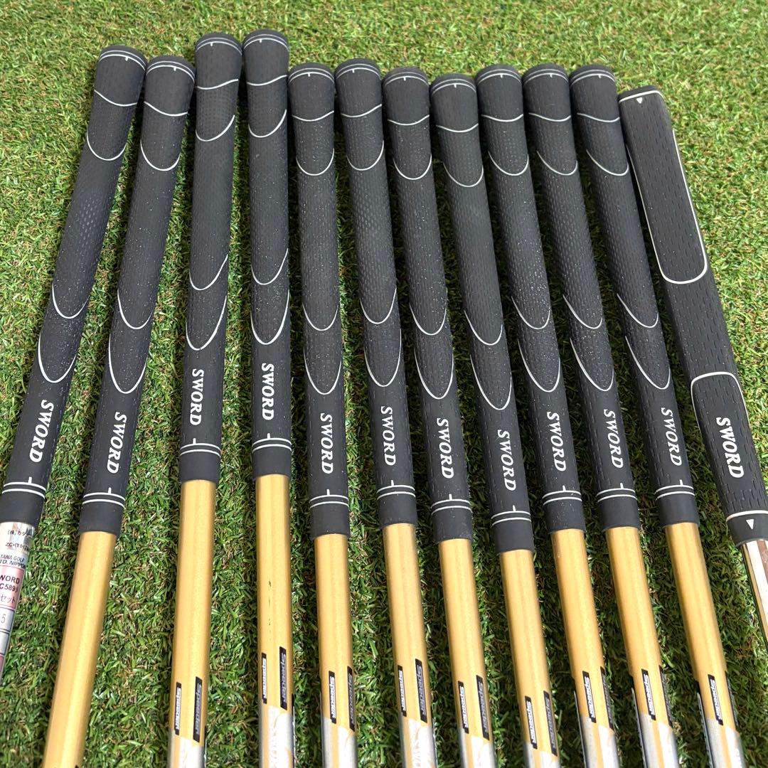 初心者おすすめ｜SWORD ATC589β メンズ　ゴルフクラブセット　12本
