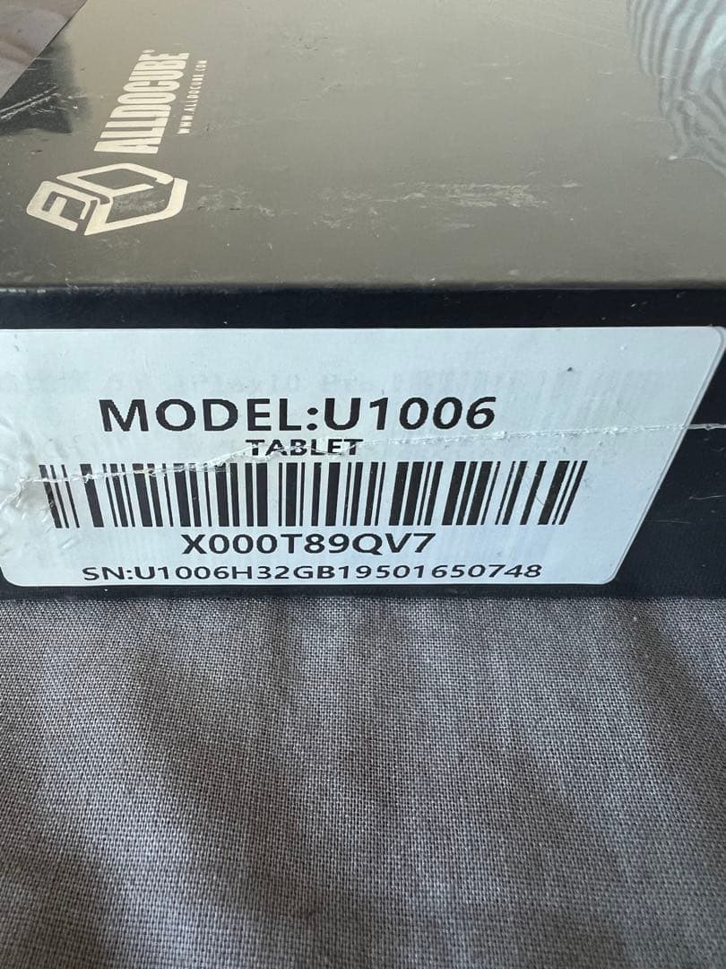 ALLDOCUBE U1006 10.1インチタブレット 新品、未開封品