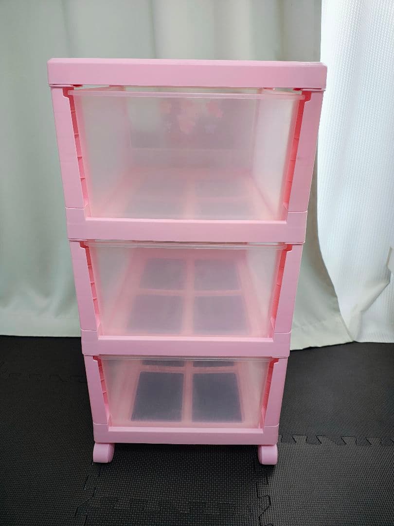 【希少品】ハローキティ　衣装ケース　収納ケース　ピンク