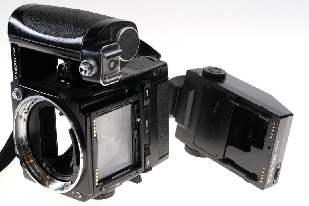 ブロニカ ETRS AE-II 100mmマクロ ＆250mm 蛇腹フード付