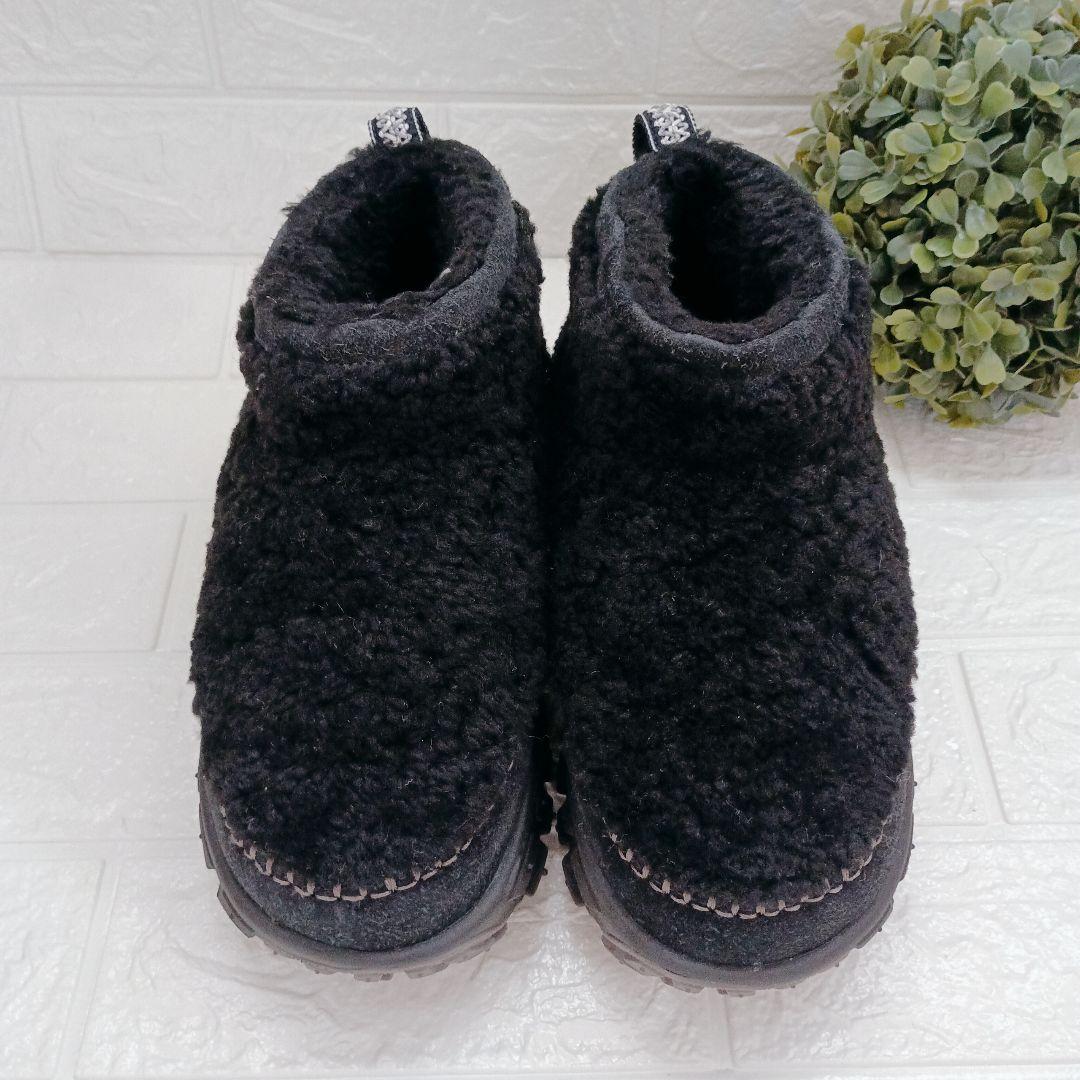 極美品 UGG アグ ベンチャーデイズ ウルトラミニ コージー 25.0 黒
