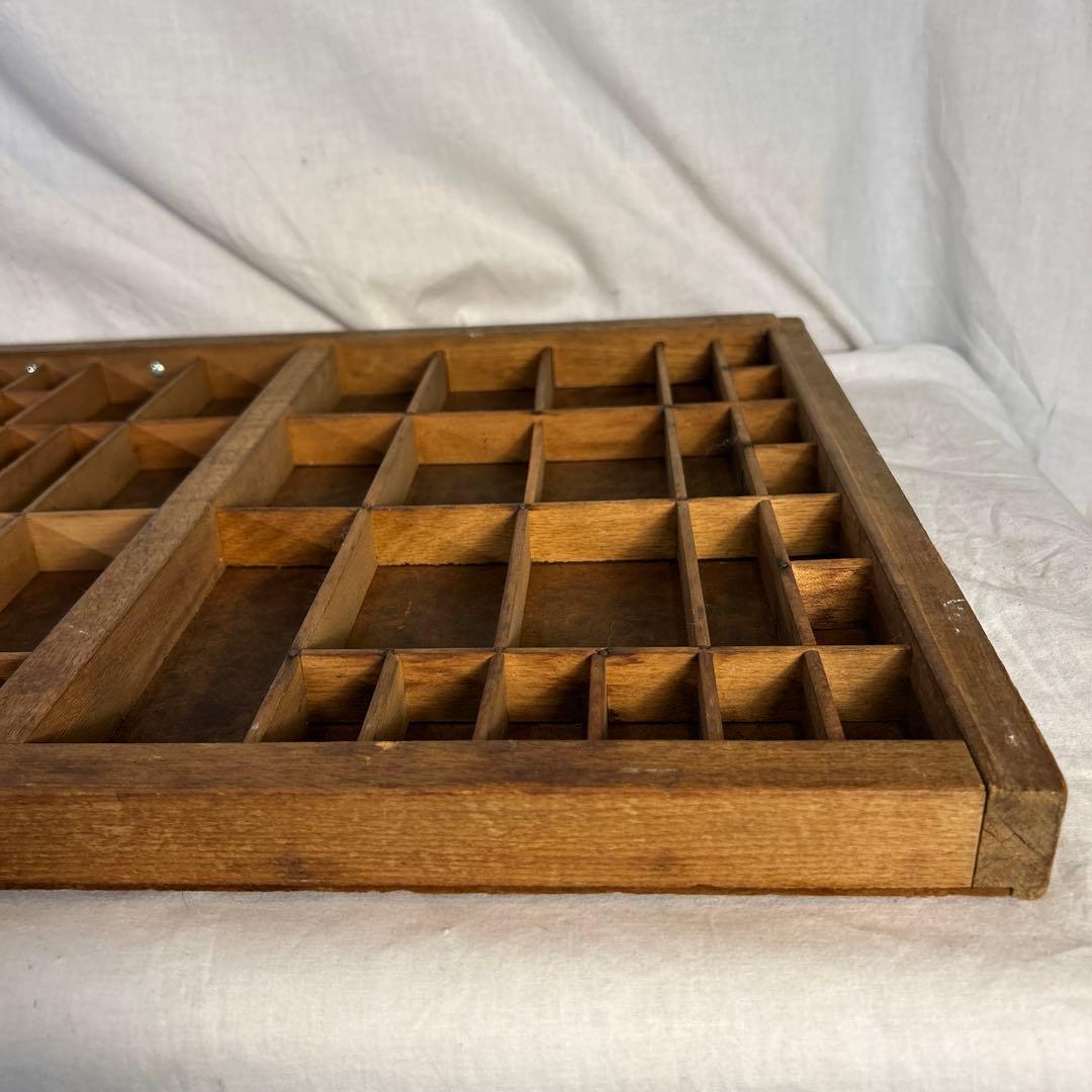 フランスアンティーク　ビンテージ プリンタートレイ 蚤の市 古道具 大きめ