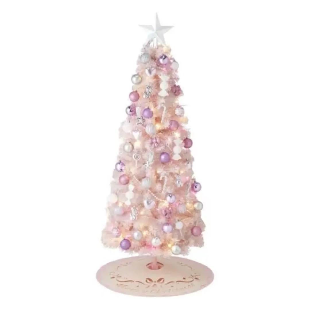 (廃盤品)Francfranc 150cmクリスマスツリー ピンク 完全品