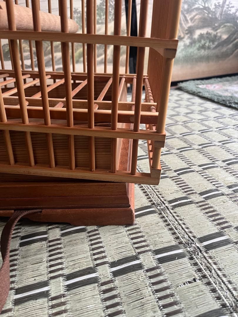木製　鳥かご　ハンドメイド