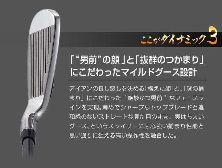 ☆ヘッド単品6個セット☆強反発であの頃の飛びが復活！★ ダイナミクス アイアン
