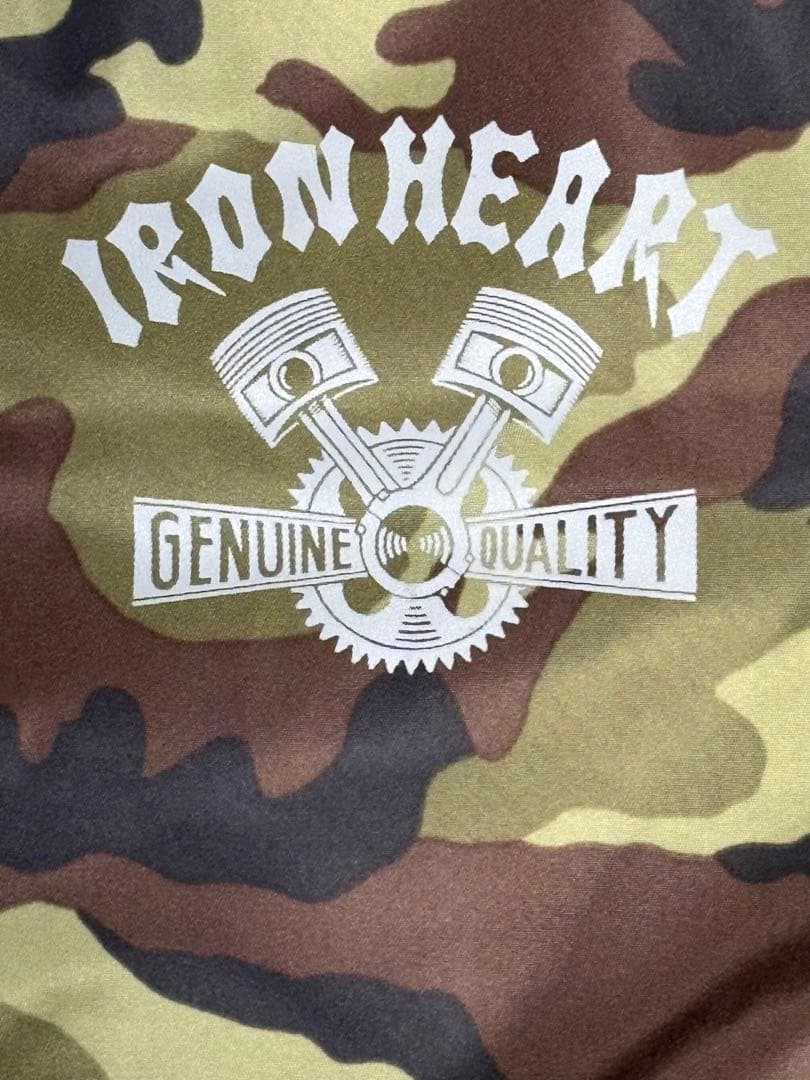 IRON HEART カモフラージュ ナイロンコーチジャケット X-LARGE