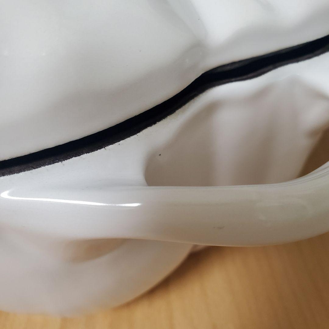 STAUB パンプキン 24cm ホワイト ストウブ パンプキンココット 真鍮