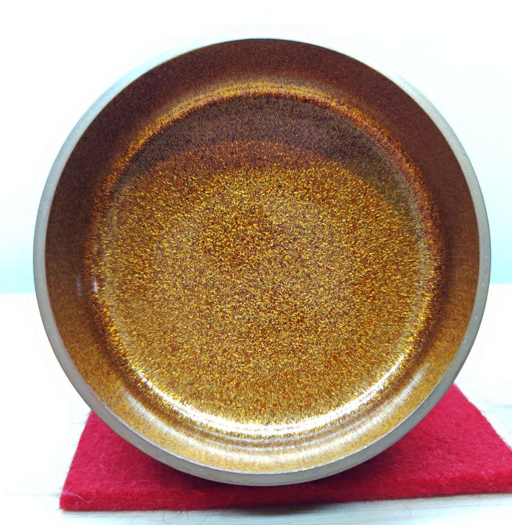 送料込【逢絢亭】茶道具 大棗 山中塗 内梨地 松に柳蒔絵 木製 岡澤起幸 共箱