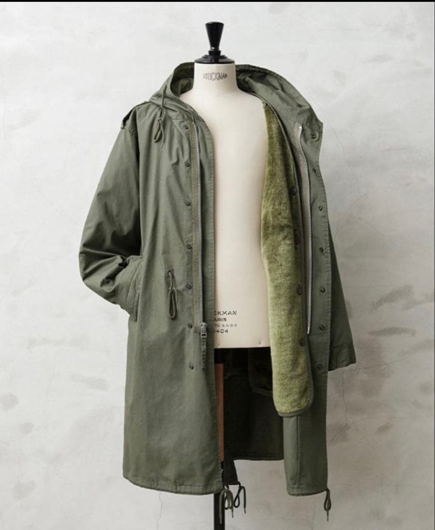 HOUSTONヒューストン米軍 M-51パーカモッズコートライナー付きS