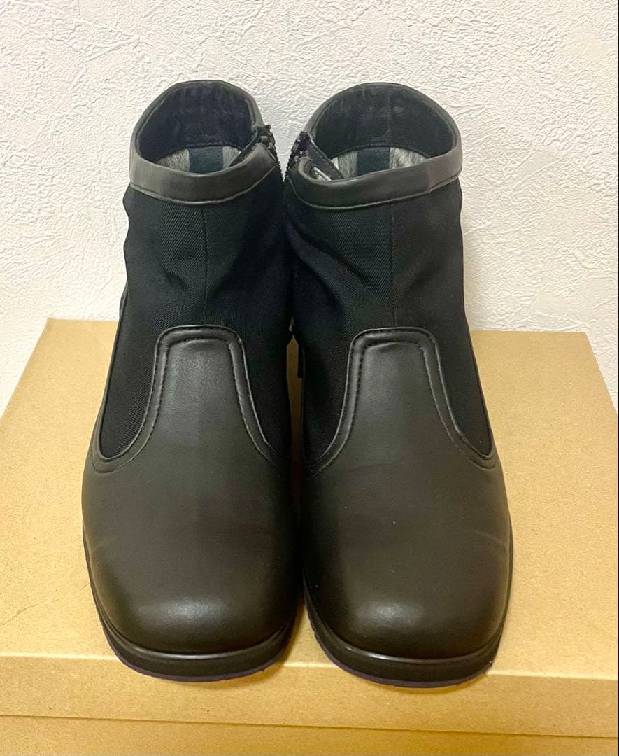 美品 アシックス ペダラ ゴアテックス サイドジップ ショートブーツ 23.5