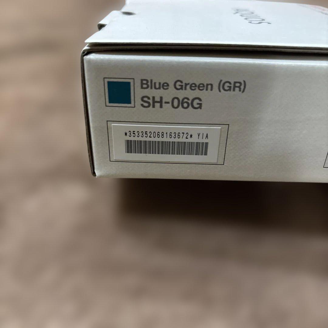 docomo AQUOSケータイ SH-06G Blue Green