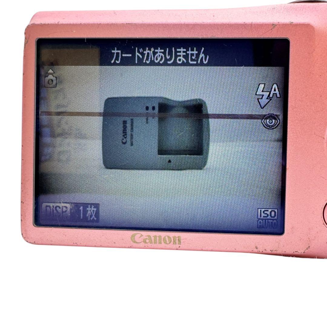 【ジャンク】キャノン Canon IXY 200F ピンク デジタルカメラ
