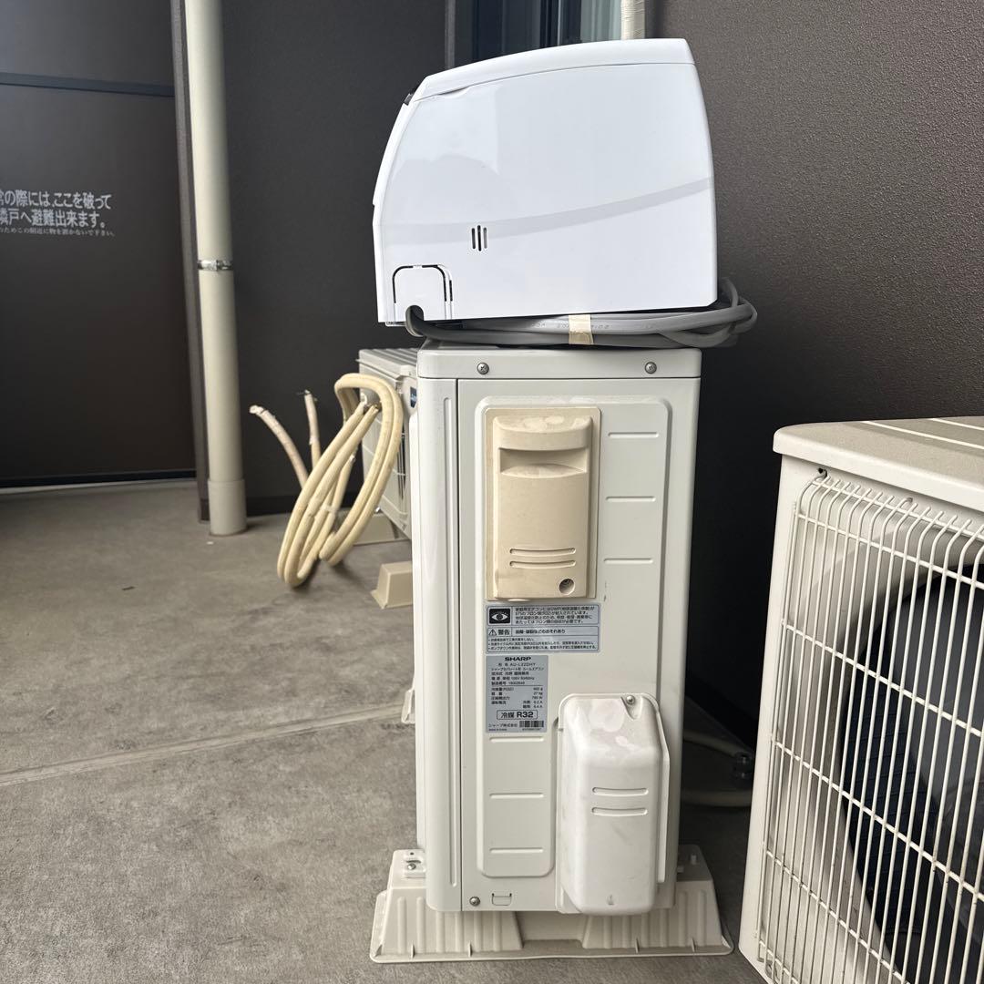 SHARP AY-L22DH エアコン本体 室外機 2020年製 6畳用