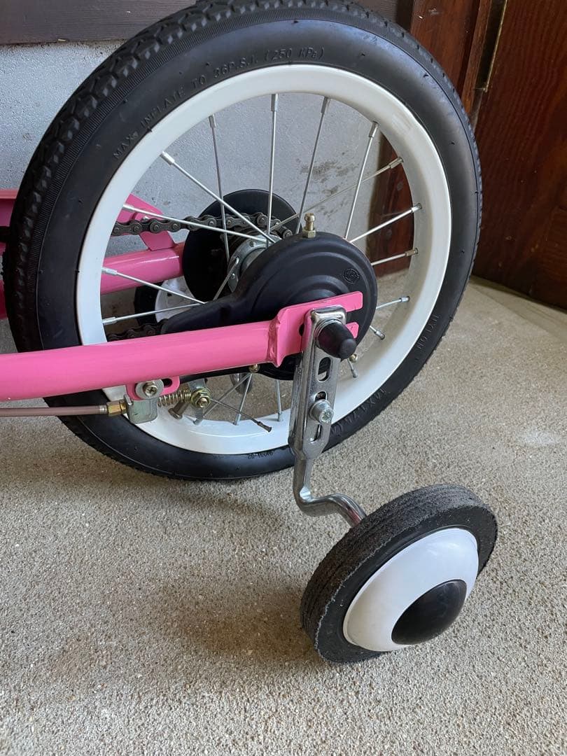 people 14インチ　補助輪付き自転車