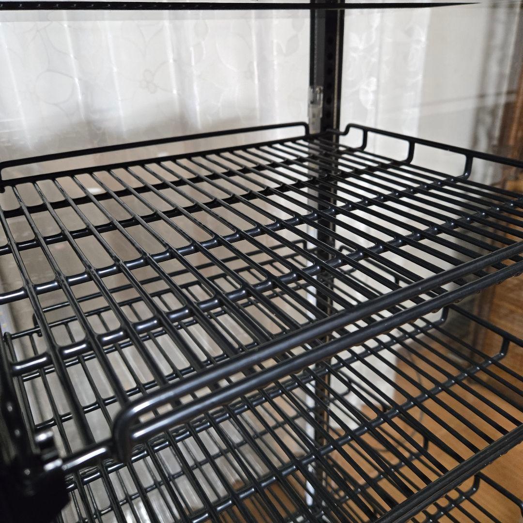 レマコム 105L 4面ガラス 冷蔵ショーケース R4G-105SLB