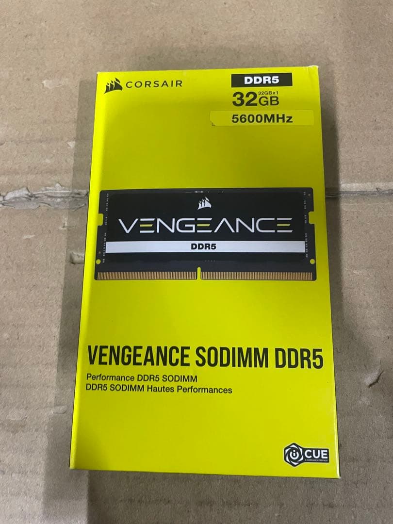 メモリー VENGEANCE SODIMM DDR5 32GB 5600MHz