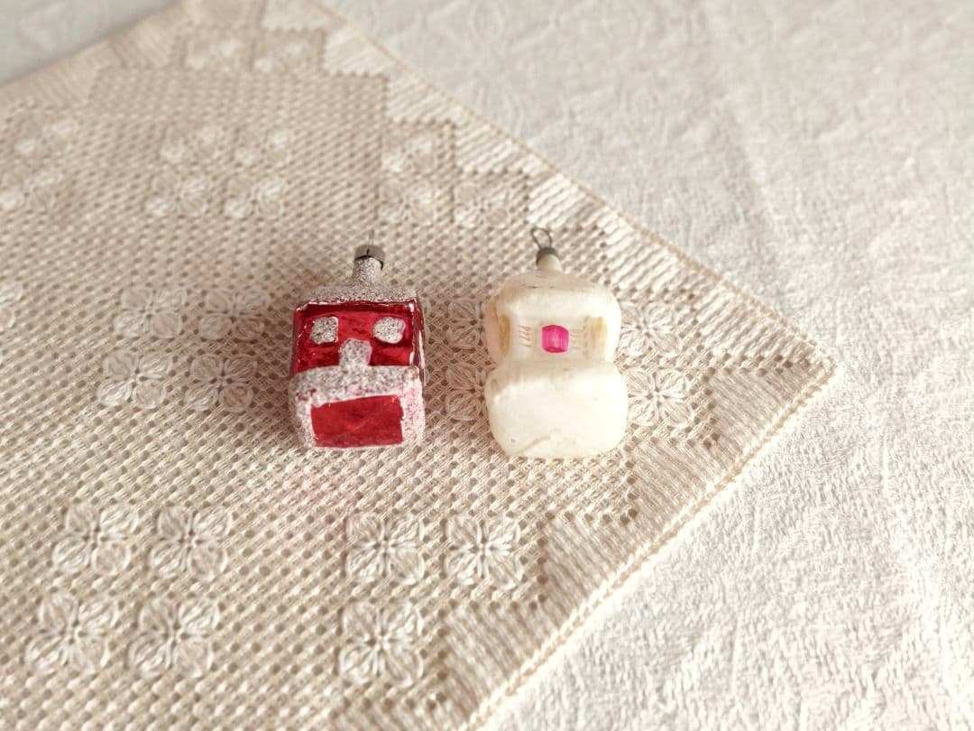 【ひまわり さま】vintage ornament ❀ かわいい 赤いおうち