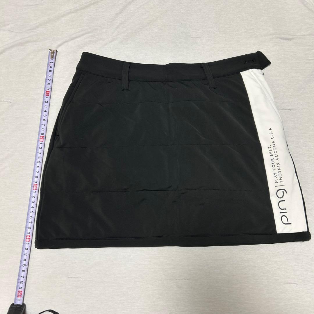 【お値下げ】PING ゴルフ 防風防寒スカート　保温　防寒　L 黒