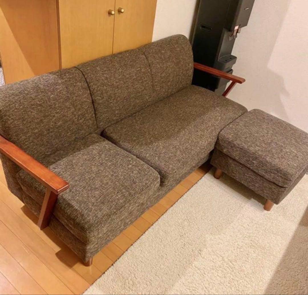 【¥39999まで値下げ可能】　NOCE ファブリック ソファー